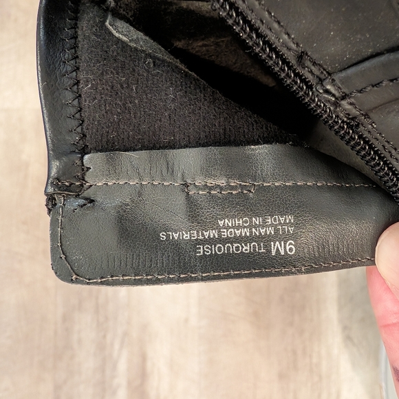 Aerosoles Black Booties size 9 Tassles - Picture 6 of 6